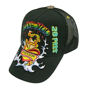 5 panel mesh cap