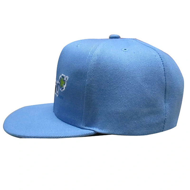 Custom design logo flat embroidery snapback caps