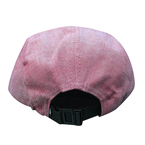 simple 5 panel camp snapback hat with camouflage visor