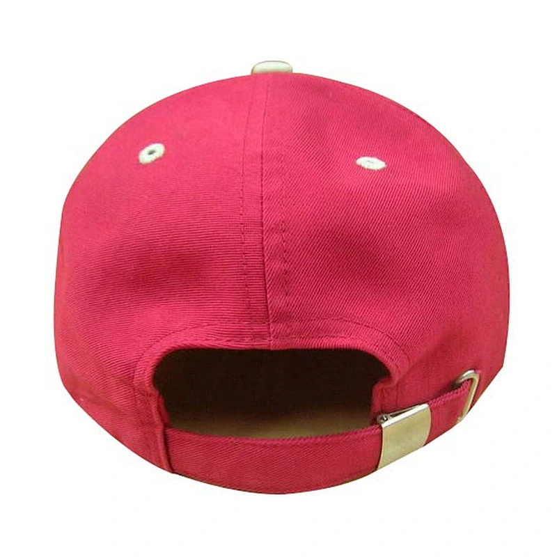100% cotton twill 10856 6-panel ball marker sports cap with flat embroidery