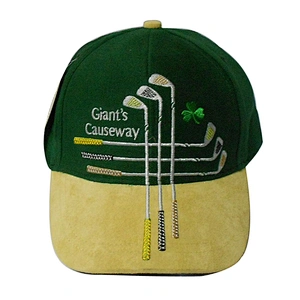 faux leather sports hat with customize embroidery logo
