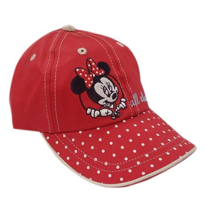 6 panel cotton twill children's cap with embroidery