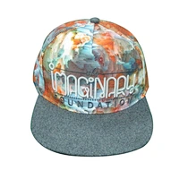 custom whole cap printing and embroidery logo flat bill snapback hats