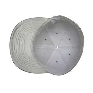 Fashion custom 6 panel flat brim baseball cap