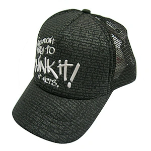 Fashion 5 panel printing trucker mesh hat with printing