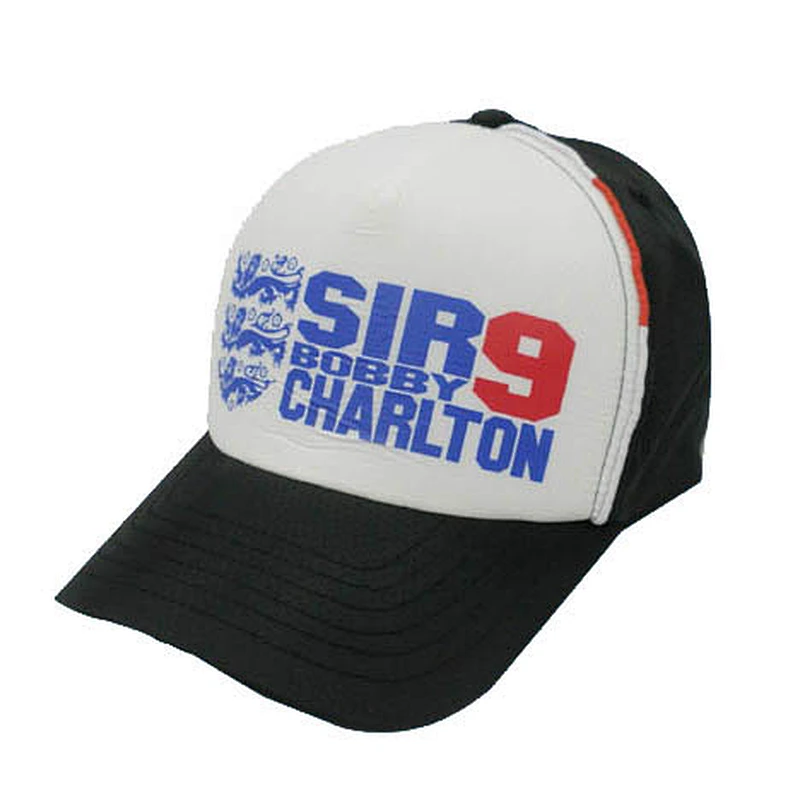 5 panel flocked printing baseball cap