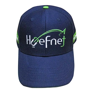 sports cap with customize logo and rubber badge