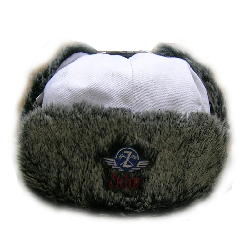 Wholesale Winter Outdoor Warmer Thick Bicycle Ear Protection Peaked Cap Embroidery Logo Unisex Trooper Snow Hat
