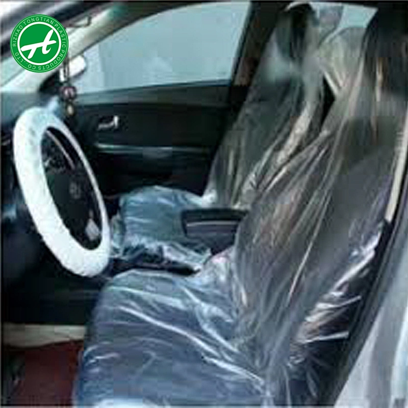 Disposable Plastic Car Seat Cover Transparent Color