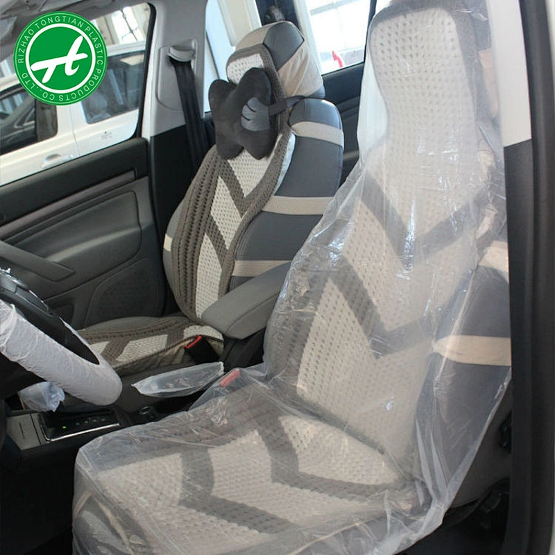 car interior accessories transparent waterproof disposable plastic car seat cover