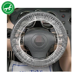 Hot sale customer-made Disposable plastic car steering wheel cover