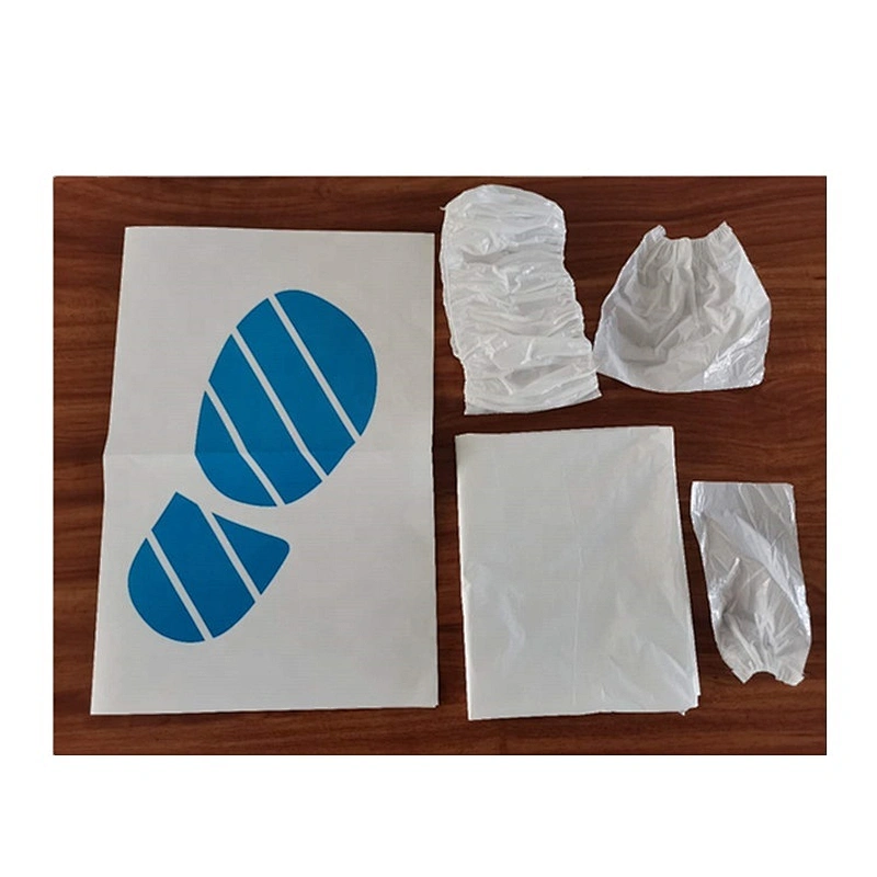 hot sale Car Clean Set 5 in 1 Disposable Plastic Car Protection Kit Auto Service