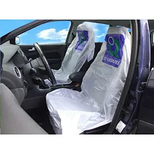 car interior accessories transparent waterproof disposable plastic car seat cover