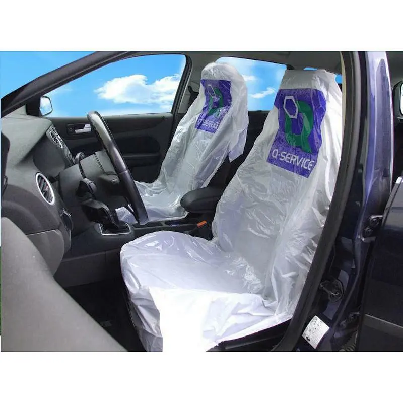 car interior accessories transparent waterproof disposable plastic car seat cover