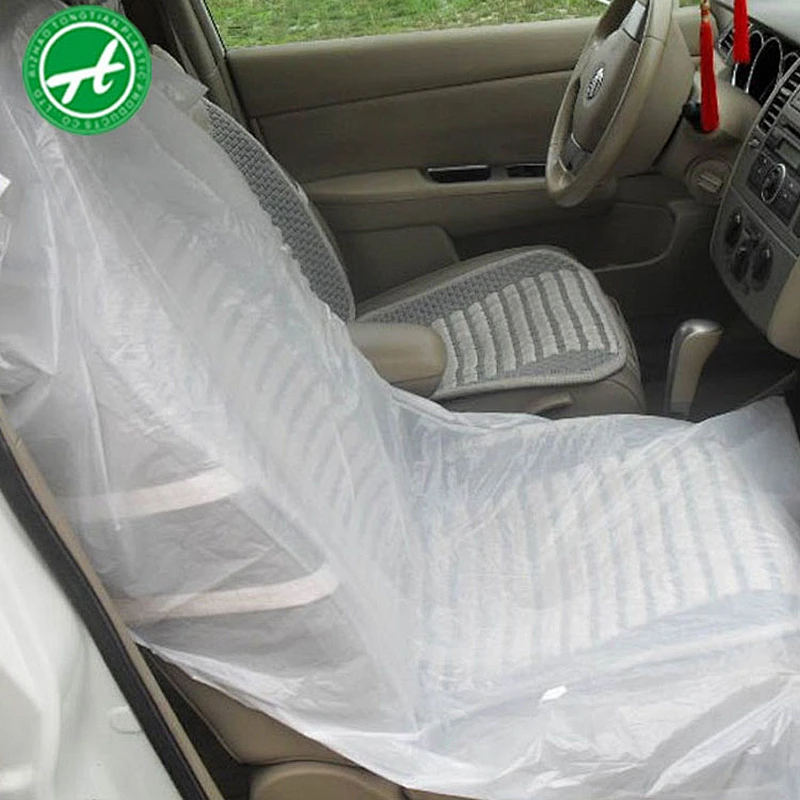 Prevent Dust And Dirt  Vehicle Disposable Plastic Seat Maintenance Beauty Pe Seat Covers