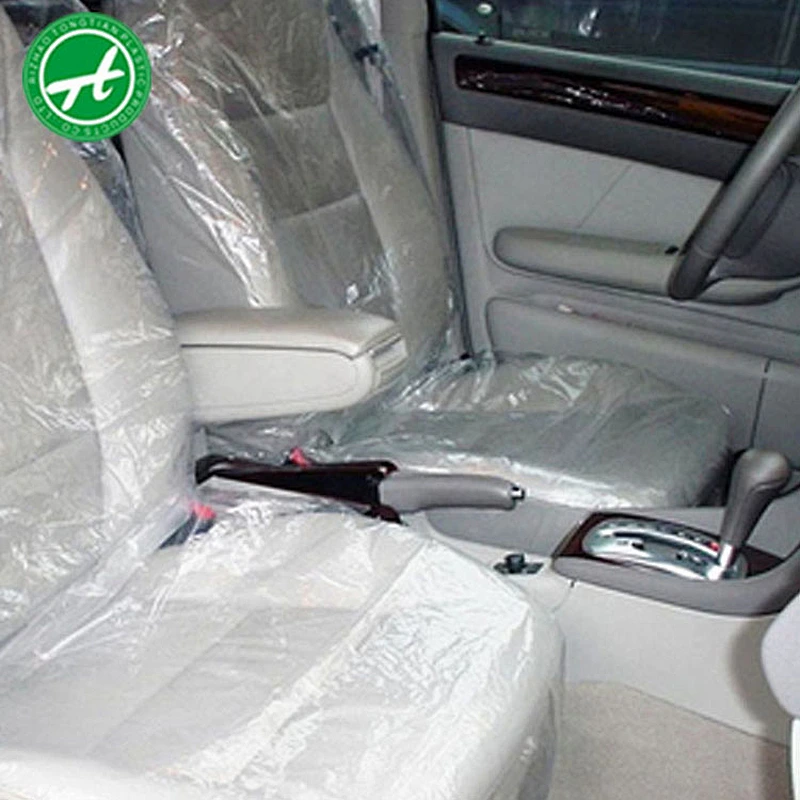 Prevent Dust And Dirt  Vehicle Disposable Plastic Seat Maintenance Beauty Pe Seat Covers