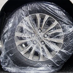 plastic car tire cover for car protection