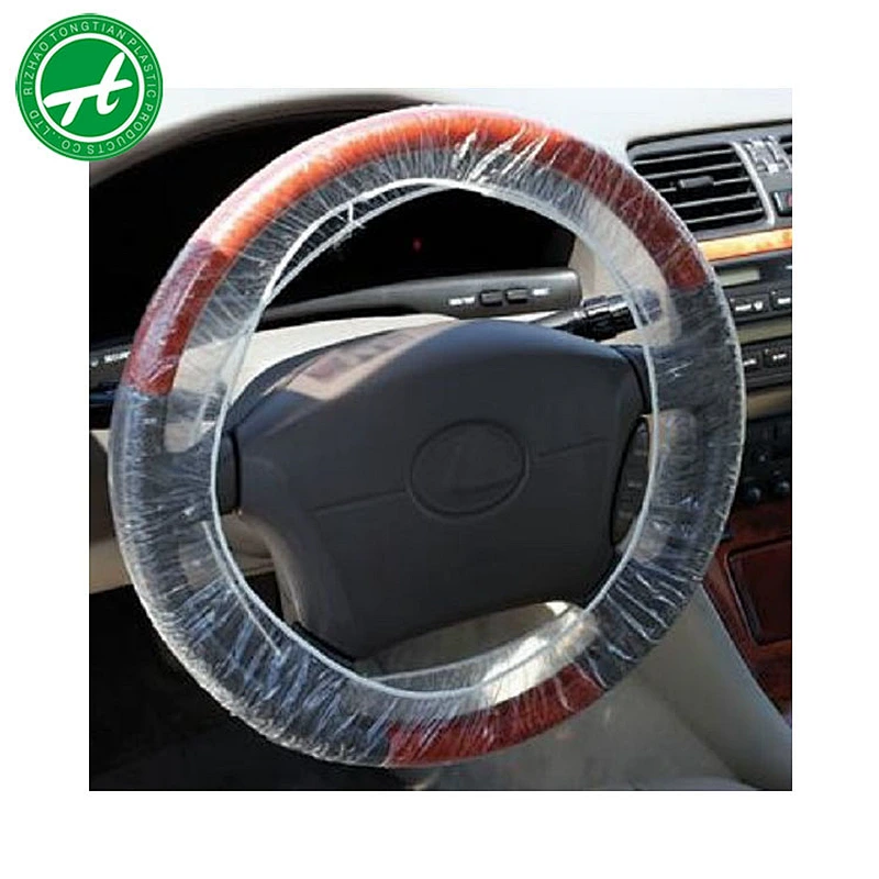 Hot sale customer-made Disposable plastic car steering wheel cover