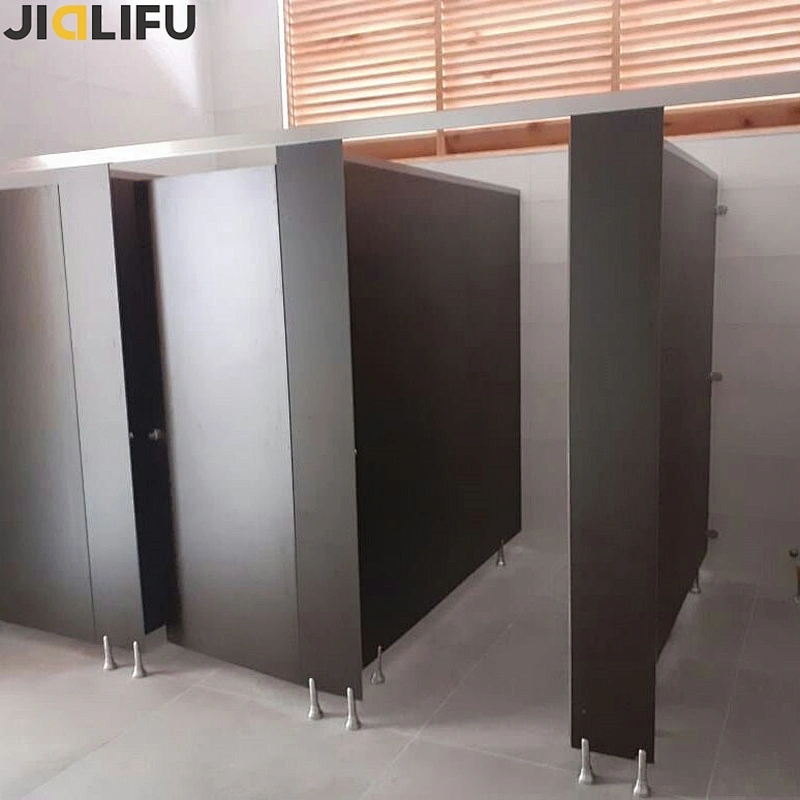 Custom image public hpl toilet partition system