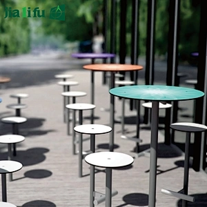 Factory direct sale compact laminate high top restaurant tables dining table