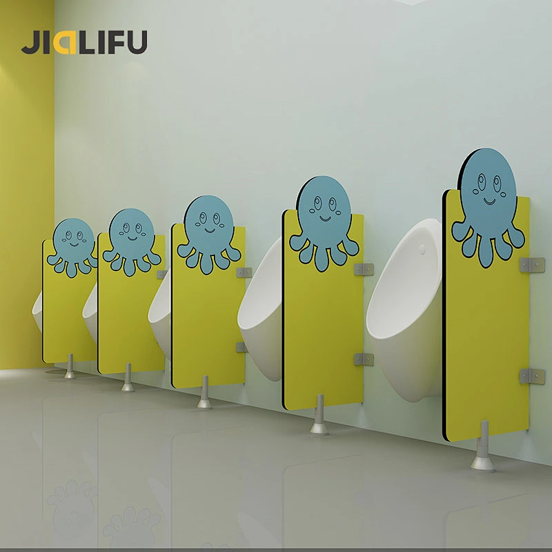 Jialifu ISO Certificate colorful toilet cubicle for nursery shcools