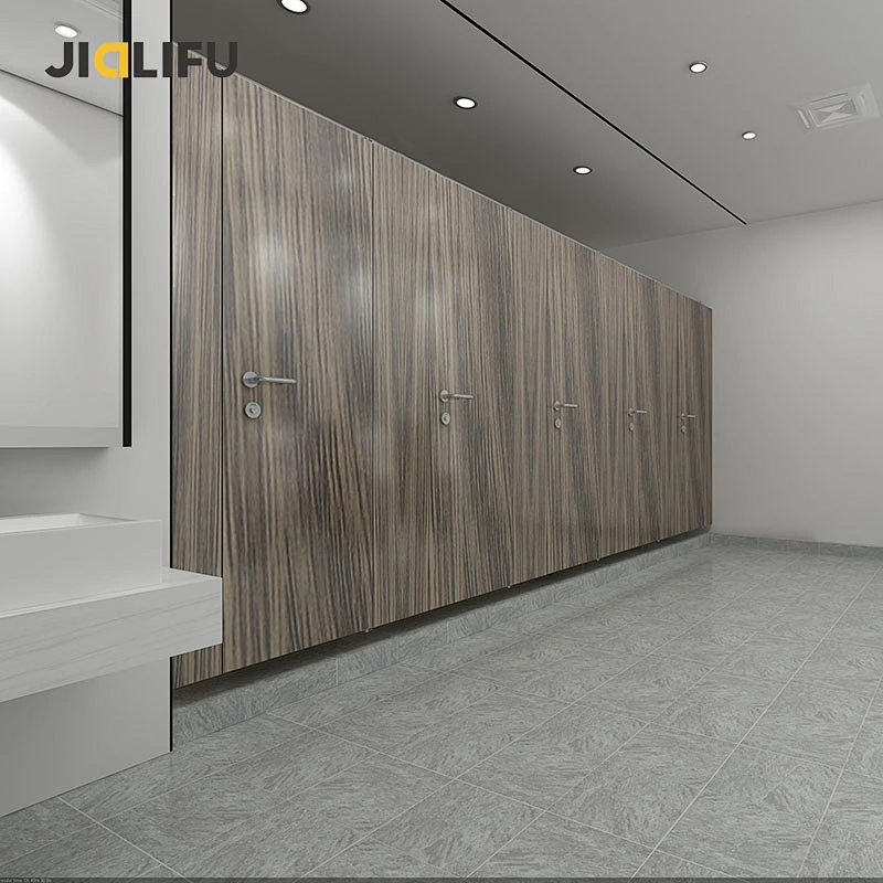 European waterproof phenolic resin wood toilet partition door