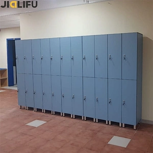 Customized compact hpl school gym locker