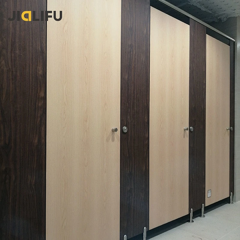 Office building wood hpl toilet partition