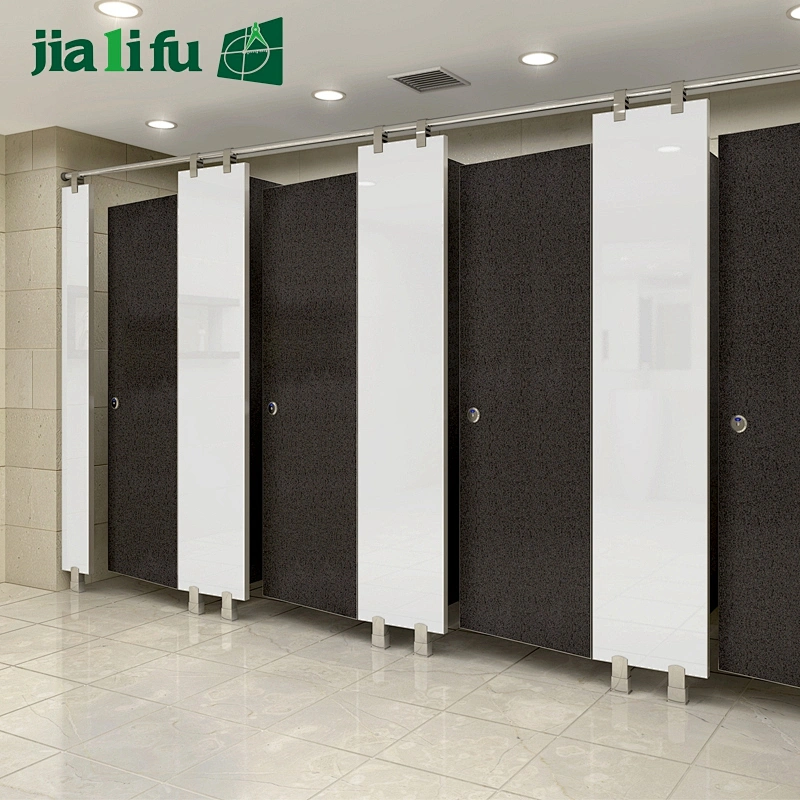 Wood compact laminate hpl board public toilet partition door