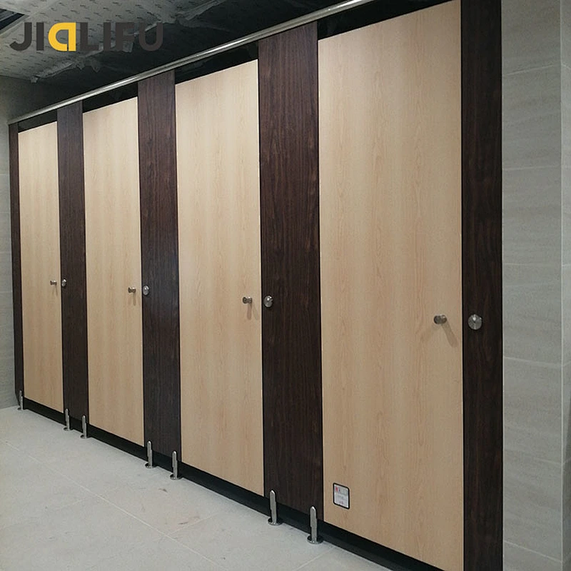 Office building wood hpl toilet partition