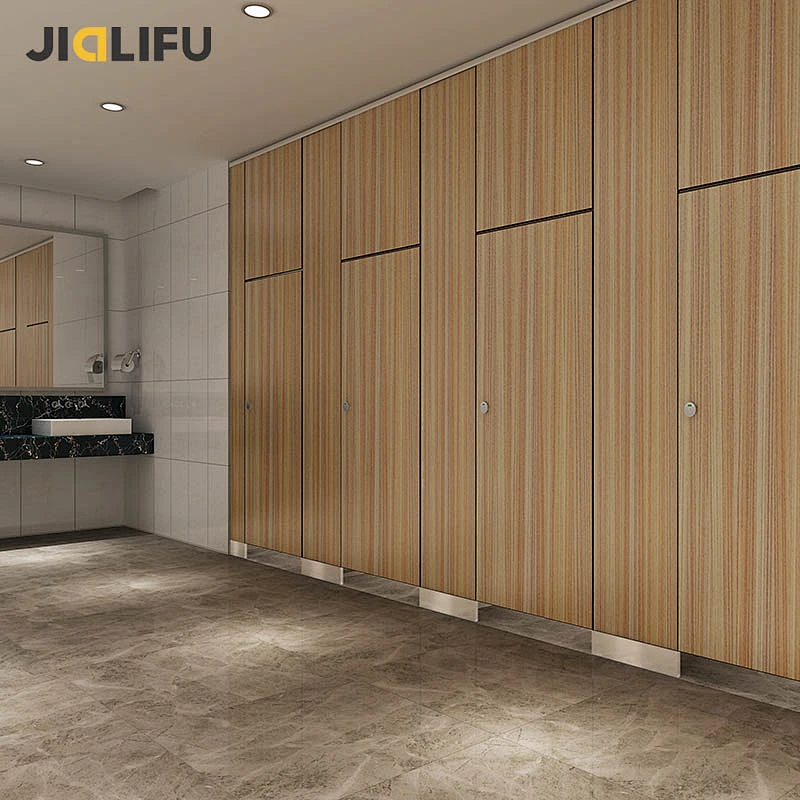 Commercialized full height stainless steel zinc alloy toilet partition houston