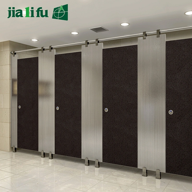 Wood compact laminate hpl board public toilet partition door
