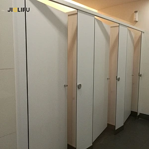 Hot selling durable wooden compact laminate cloison de commercial toilet