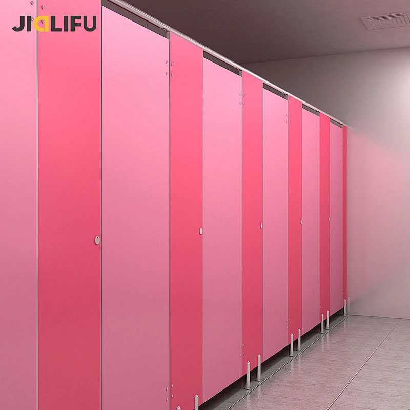 Custom red composite board pvc for toilet partition system