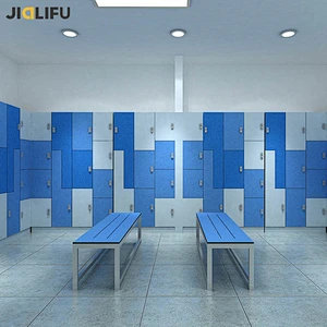 Crashworthy digital lock new four drawers kid steel file cabinet for shopping mall 12mm hpl panel