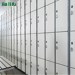 JIALIFU cam lock 3 door compact laminate panel clothing locker