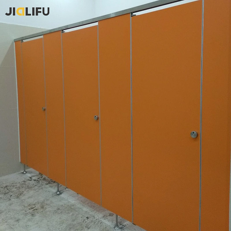 Hot selling durable wooden compact laminate cloison de commercial toilet