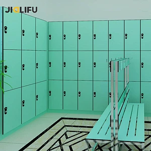 China apartment 3 compartment hpl sheet locker