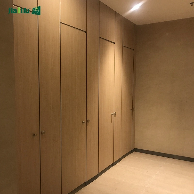 Wood compact laminate honeycomb public toilet cubicle partition
