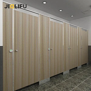 Jialifu PVC toilet partition with door stopper for sale