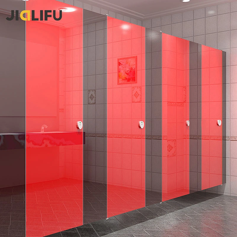 Custom red composite board pvc for toilet partition system