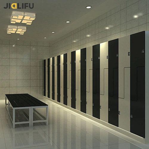 z shape high pressure laminate locker for golf course