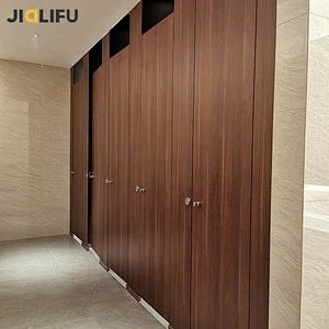 Wood grain phenolic resin HPL board toilet partition