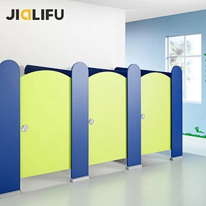 Jialifu distinctive design hpl kindergarten toilet cubicle