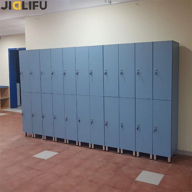 Compact laminate 2 doors staff storage locker