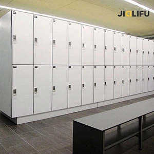 2017 Canton Fair compact laminate 2 tier locker