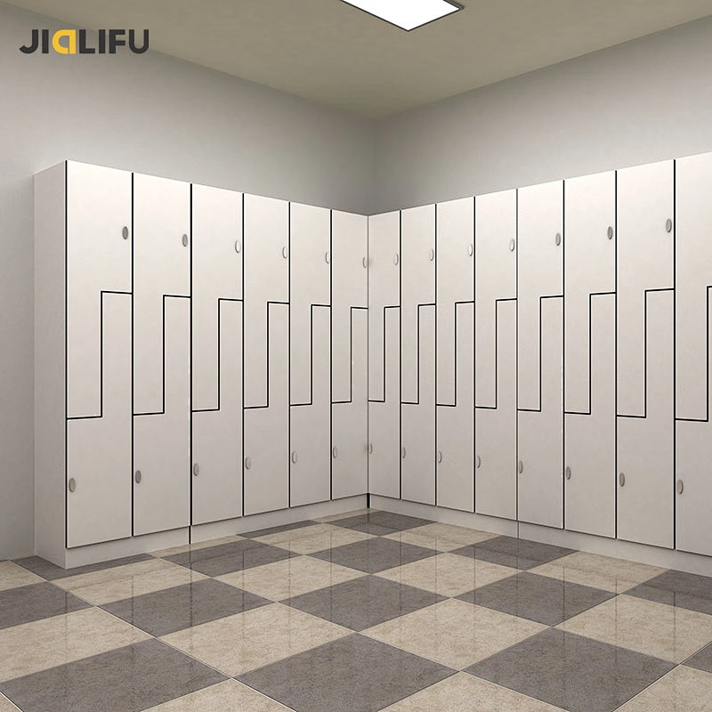 JIALIFU waterproof and durable hpl laminate 2 door locker for gym