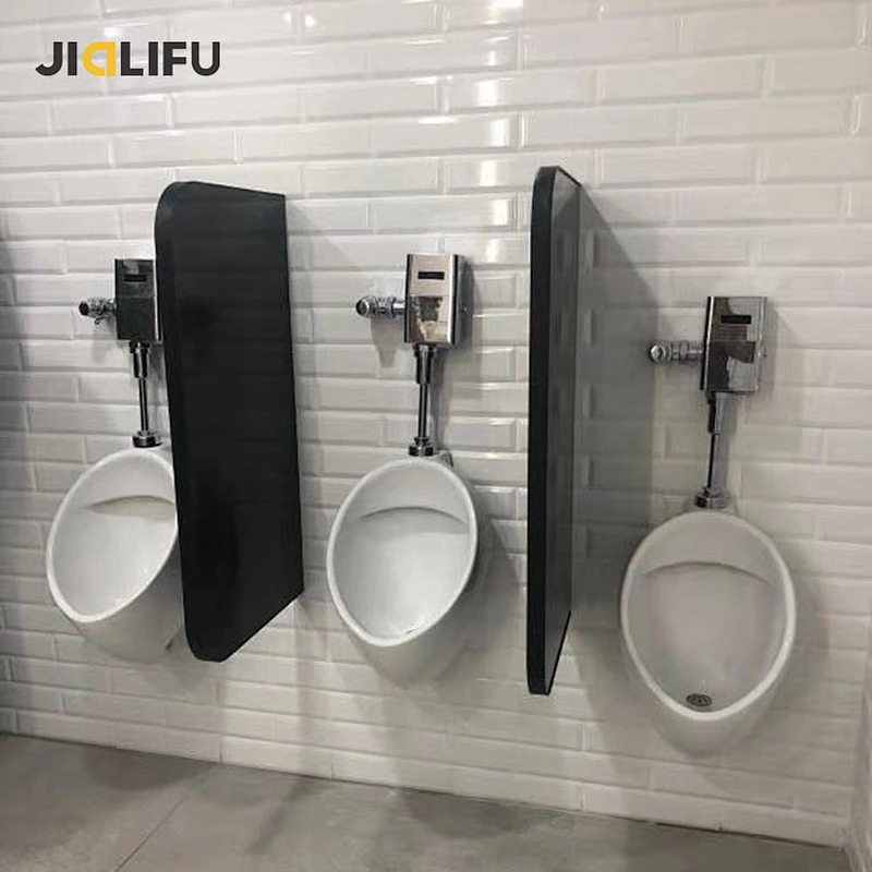 America black glossy compact laminate metal honeycomb bathroom partition stall