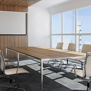 phenolic compct laminate table top/church office desk to round table