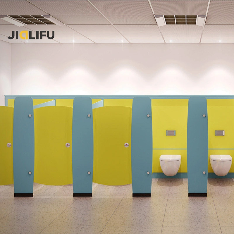 Jialifu distinctive design hpl kindergarten toilet cubicle